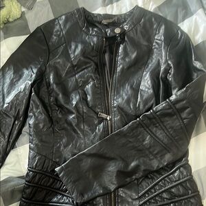 Women's Black Leather Jacket